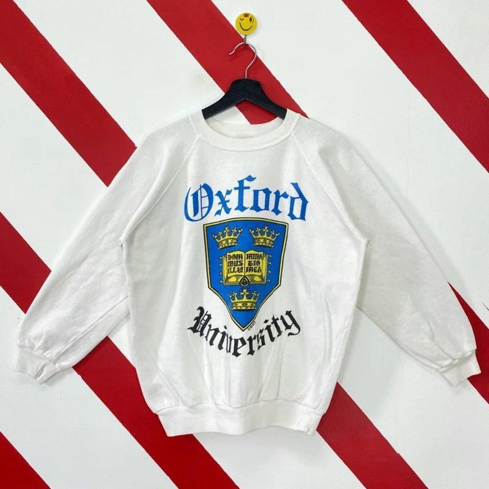 Vintage 90S Oxford University Oxford Oxford University Sweatshirt